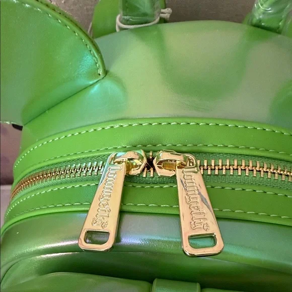 Loungefly Disney Minnie Mouse Classic series Emerald  Iridescent BP New! - Picture 7 of 13